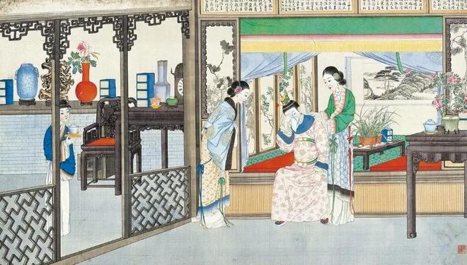 孙温《红楼梦》 历代国画 第61张