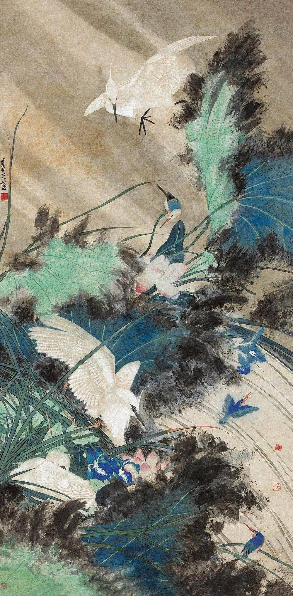 中国杰出的花鸟画家张其翼花鸟画作品赏析 名人名家 第22张