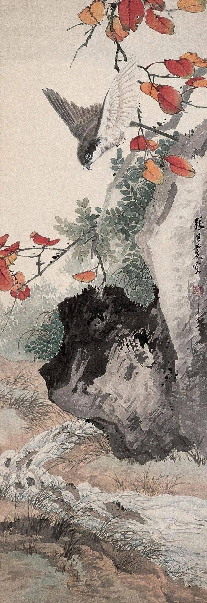 中国杰出的花鸟画家张其翼花鸟画作品赏析 名人名家 第25张