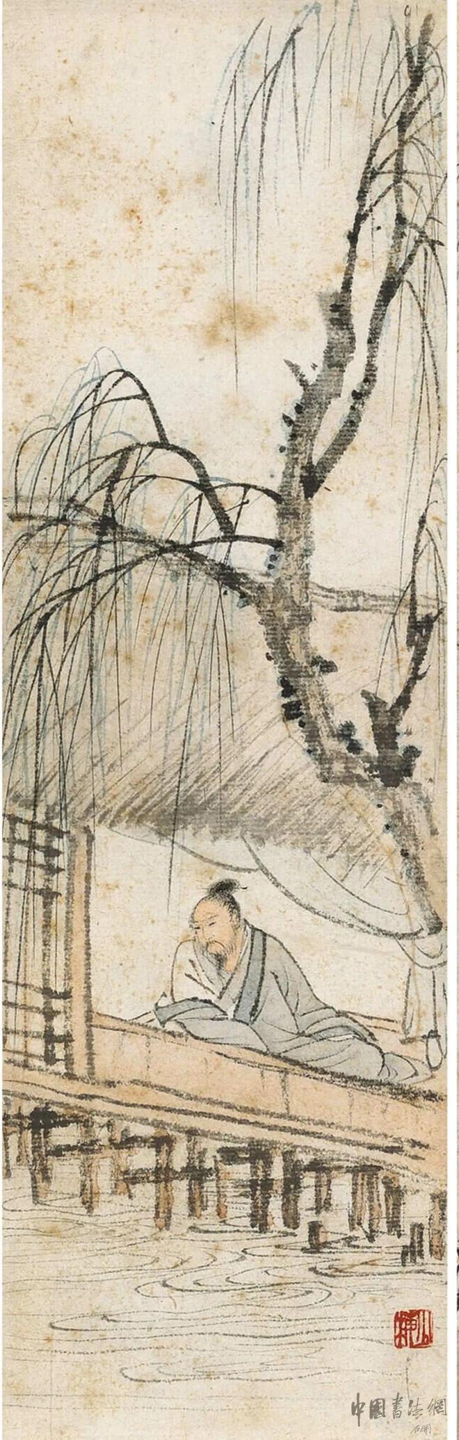 陈少梅《高士图屏风八幅》 历代国画 第4张