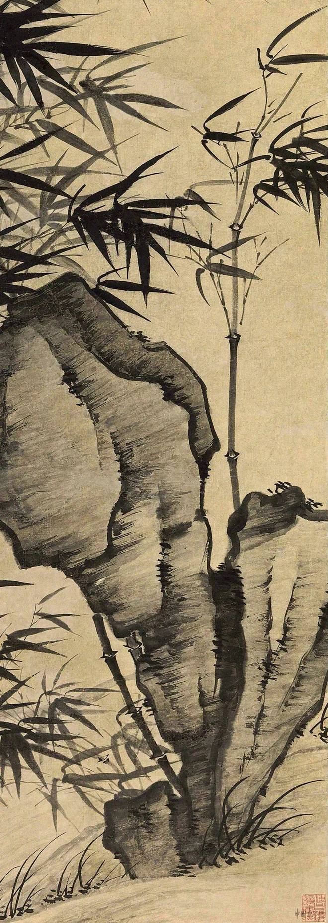 夏昶《嶰谷清风图》 历代国画 第3张