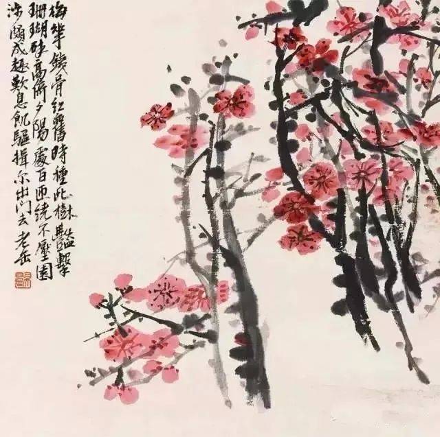 吴昌硕笔下的梅花，孤傲如侠客 名人名家 第1张