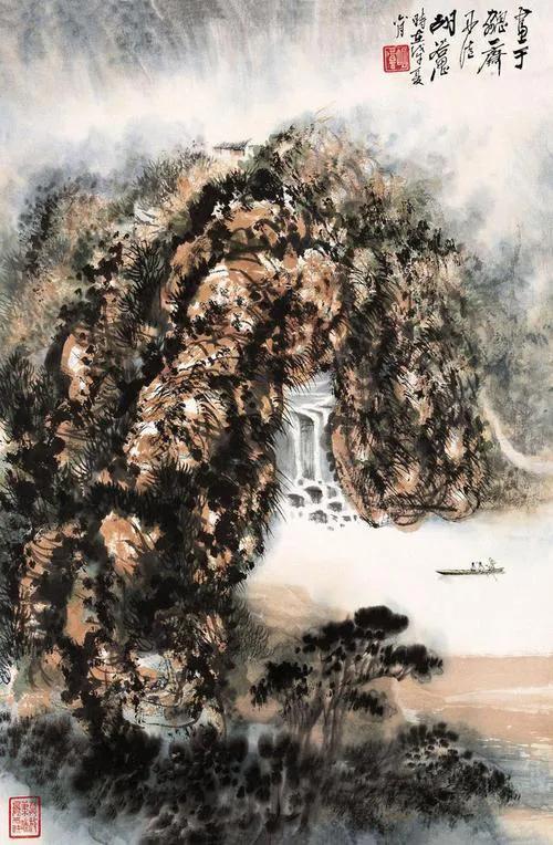 当代山水画大家胡若思山水画欣赏 名人名家 第12张