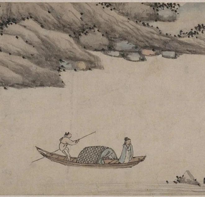 沈周 《柴桑招隐图》 历代国画 第2张