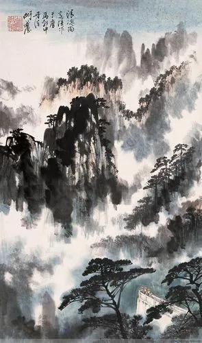 当代山水画大家胡若思山水画欣赏 名人名家 第13张