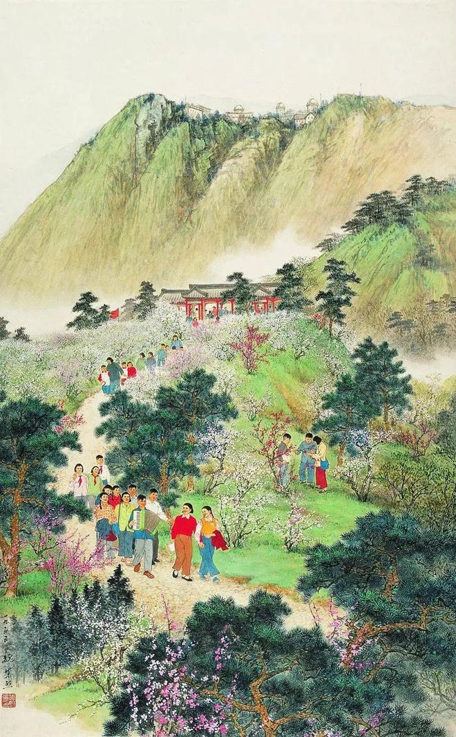 魏紫熙笔下大气磅礴的山水画 名人名家 第19张