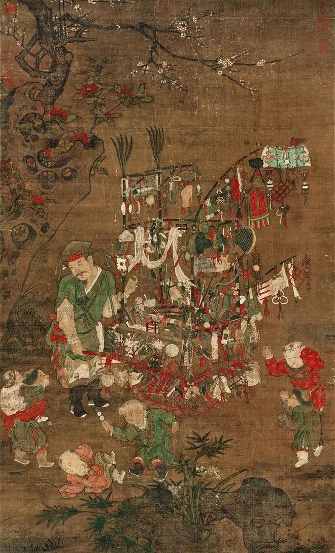 佚名《货郎图》 历代国画 第1张