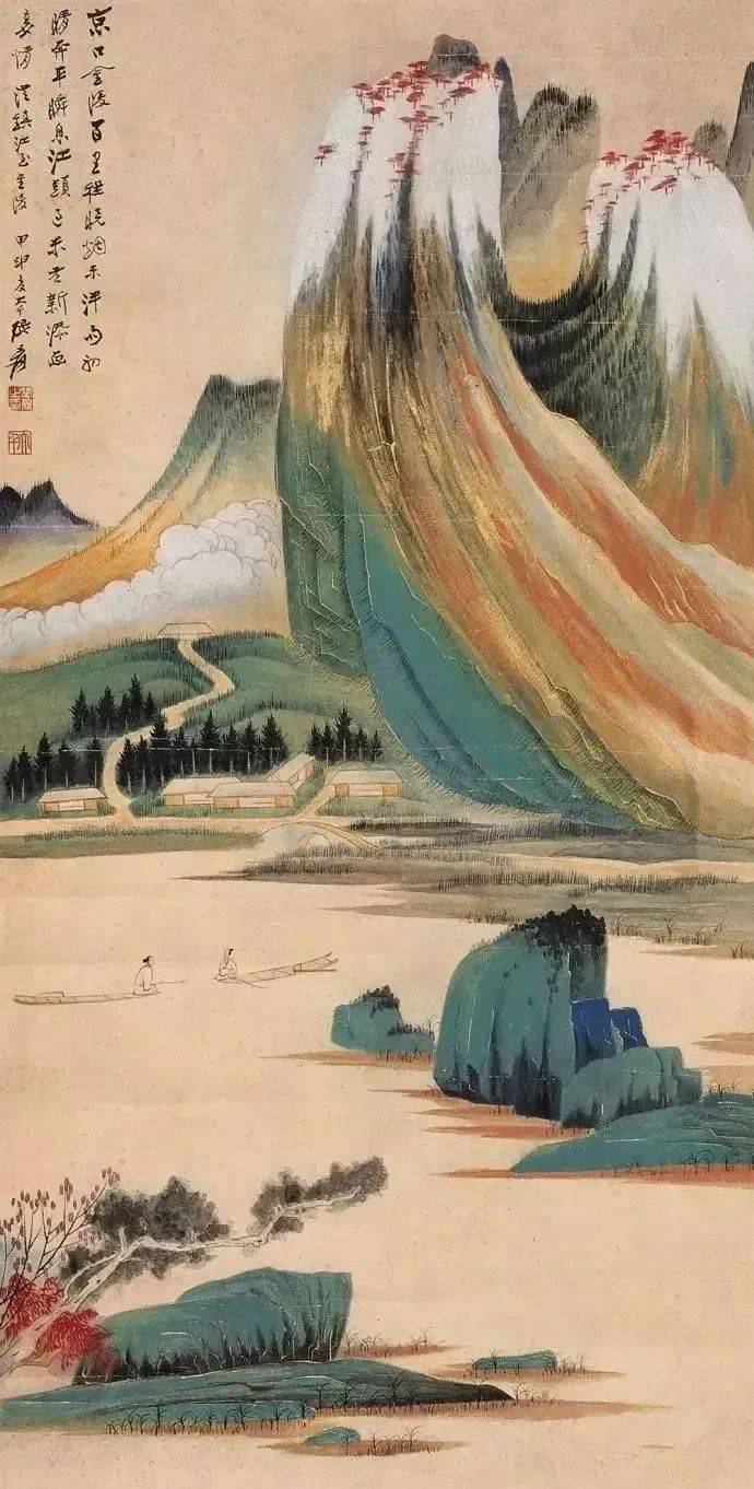 张大千的雪景山水，真美 名人名家 第8张