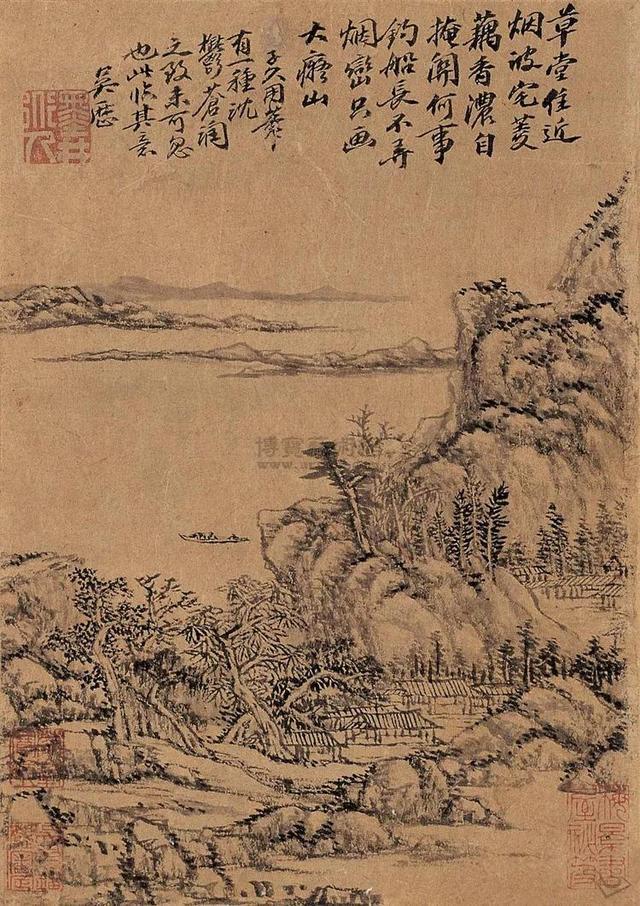 清六家吴历笔下山水画 名人名家 第8张