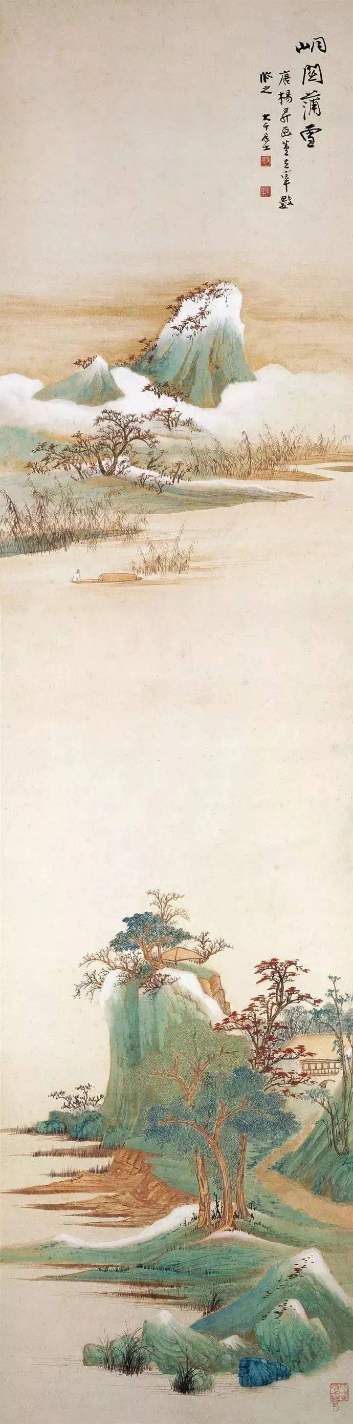 张大千的雪景山水，真美 名人名家 第2张