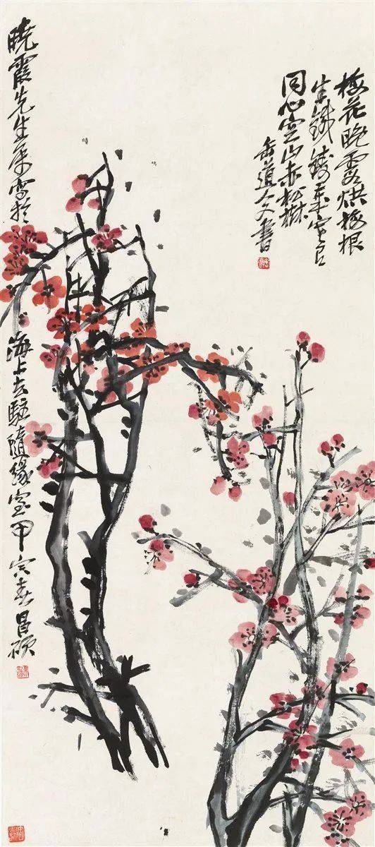 吴昌硕笔下的梅花，孤傲如侠客 名人名家 第14张