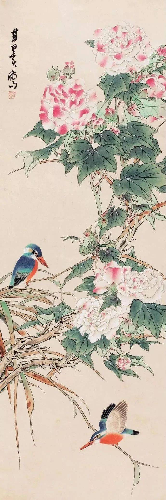 中国杰出的花鸟画家张其翼花鸟画作品赏析 名人名家 第14张