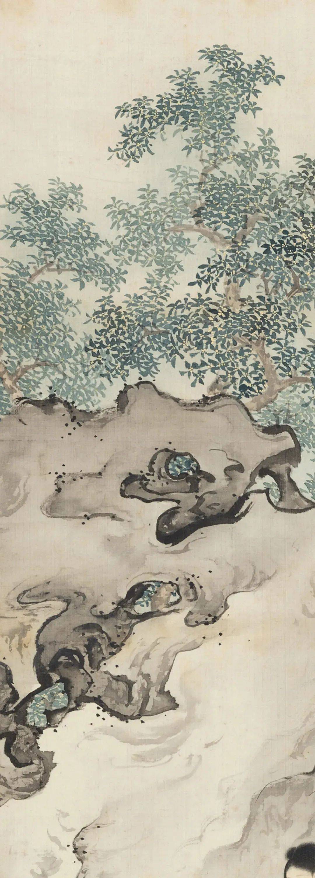 陈少梅《桂园仕女》 历代国画 第4张