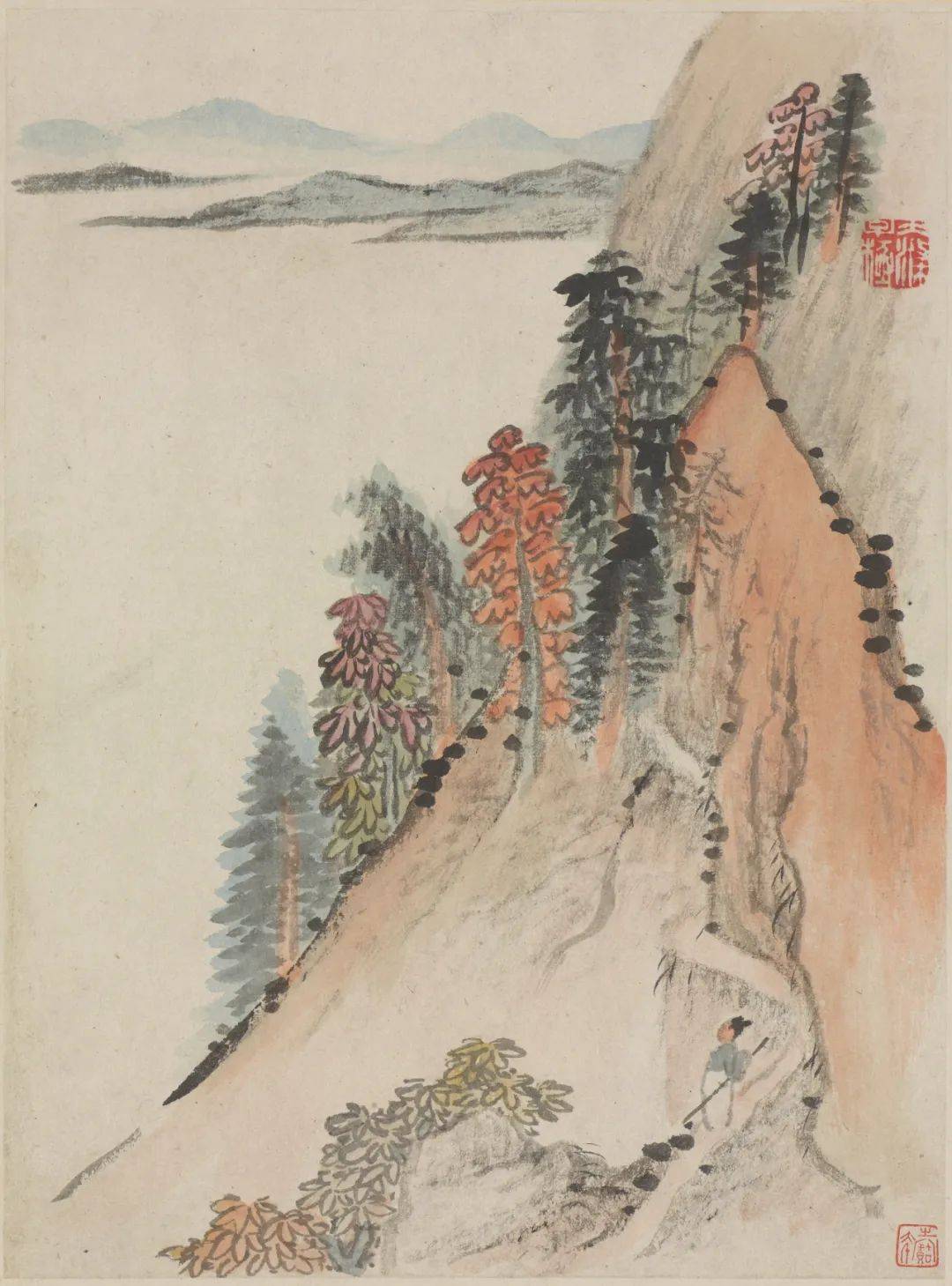 石涛《写枝山诗意册》 历代国画 第9张