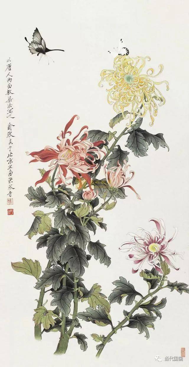 当代工笔花鸟画“女状元”—— 俞致贞 名人名家 第36张