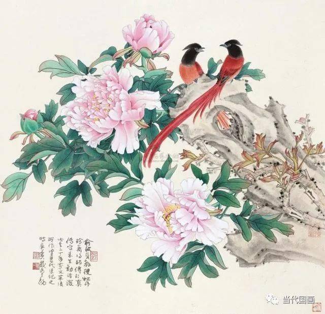 当代工笔花鸟画“女状元”—— 俞致贞 名人名家 第5张
