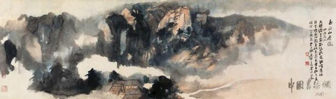 张大千《玉照山房图》 历代国画 第1张
