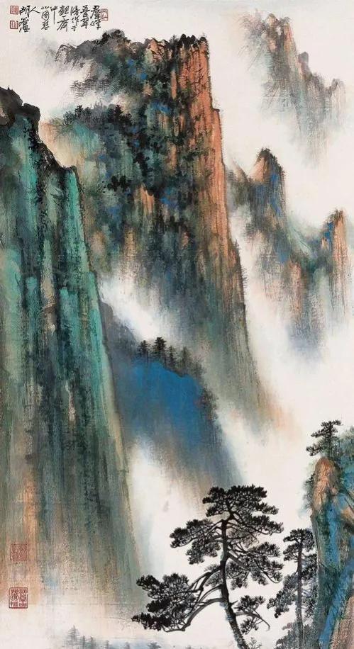 当代山水画大家胡若思山水画欣赏 名人名家 第4张