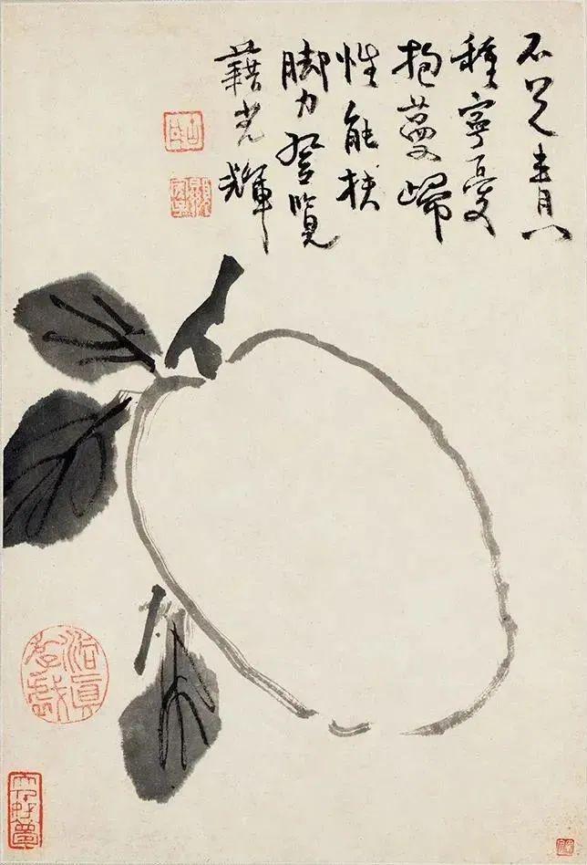 张大千珍赏的水墨花卉册，令人玩味无尽 名人名家 第4张