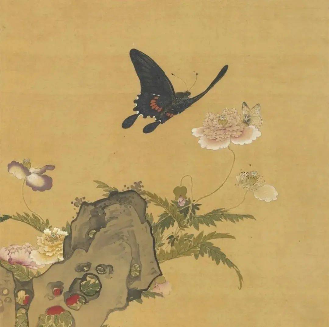 钱选《摹古花蜨图册》 历代国画 第2张