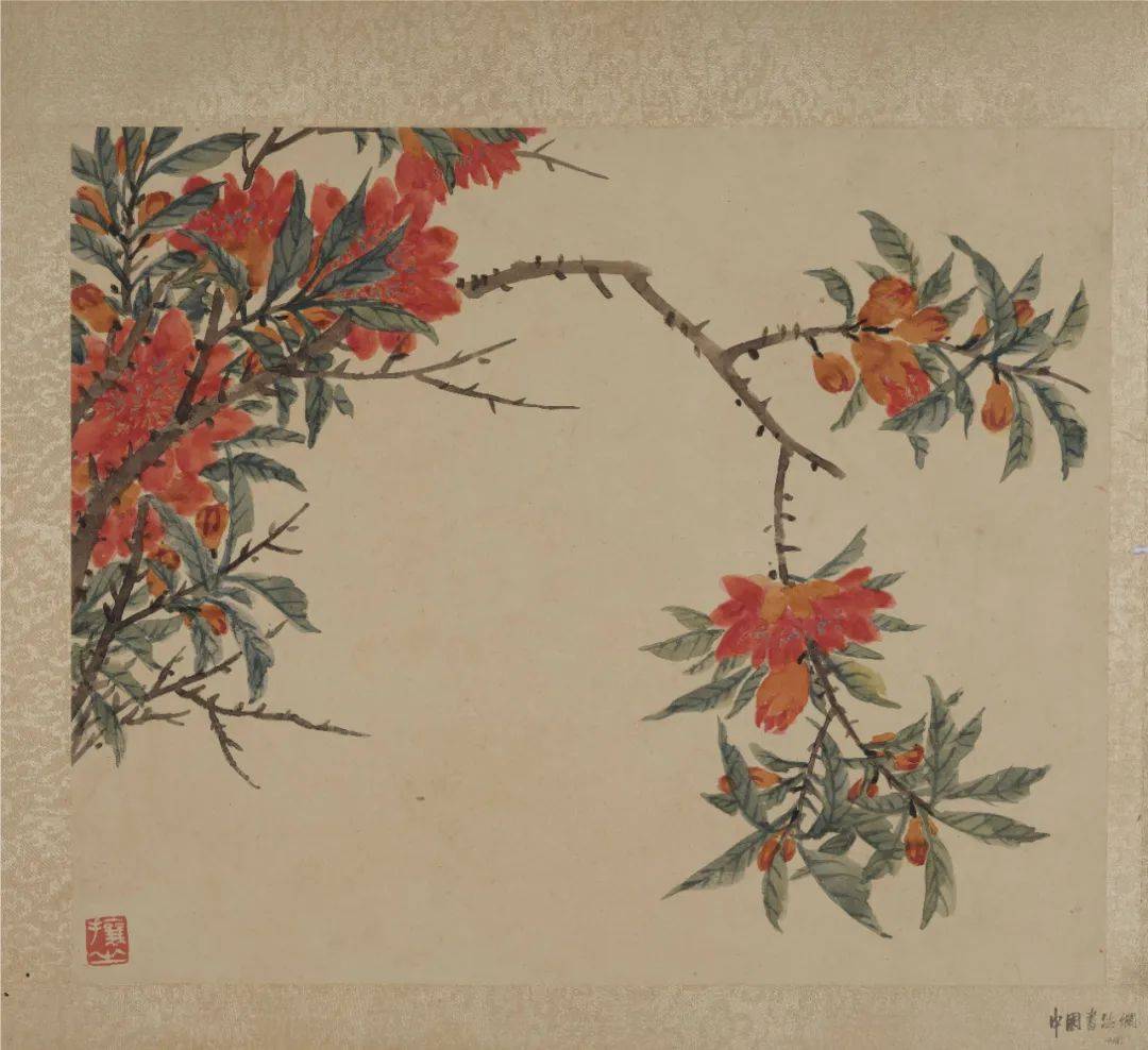 吴让之《花卉册》 历代国画 第6张