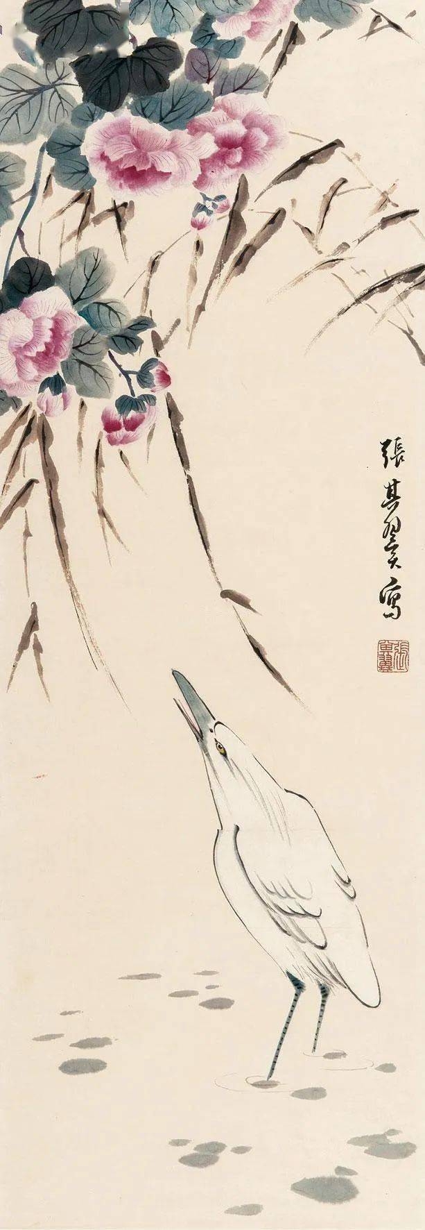 中国杰出的花鸟画家张其翼花鸟画作品赏析 名人名家 第23张