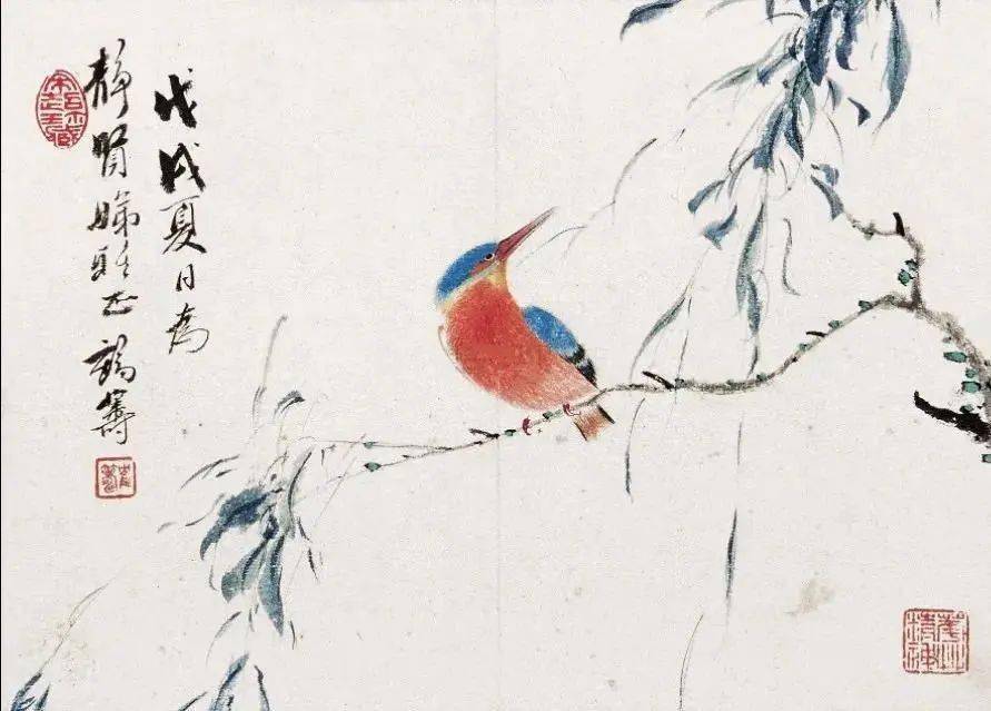 李瑞龄花鸟：平和淡远，满纸书卷气 名人名家 第11张