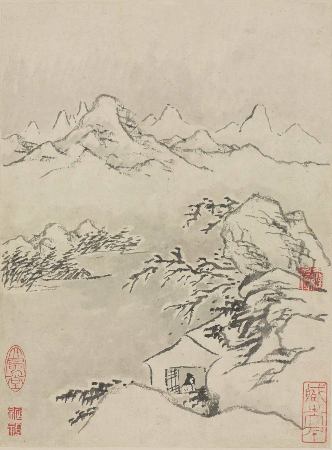 石涛《写枝山诗意册》 历代国画 第2张