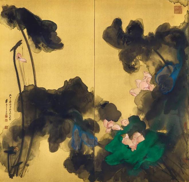 张大千的泼彩画为何千金难求？ 名人名家 第2张