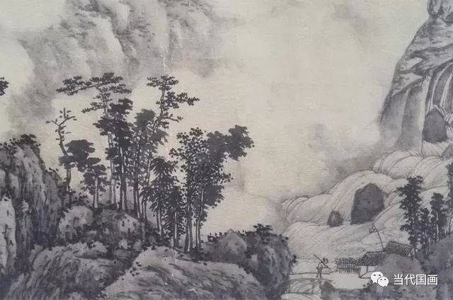 沈周《烟江叠嶂》 历代国画 第6张