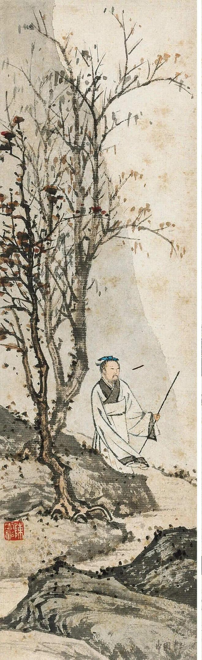 陈少梅《高士图屏风八幅》 历代国画 第8张