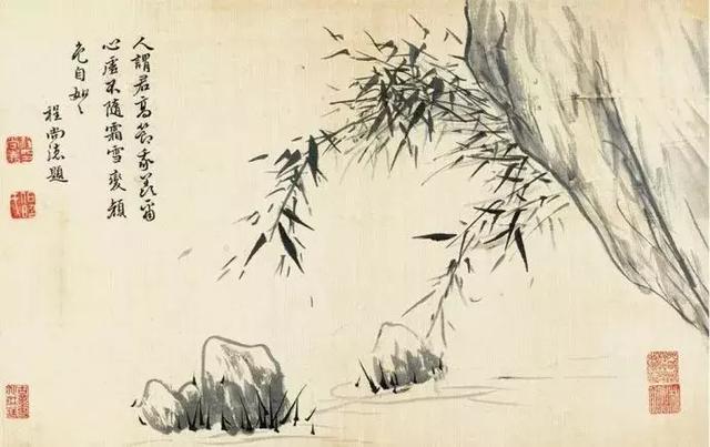 赵备《墨竹册》 历代国画 第1张