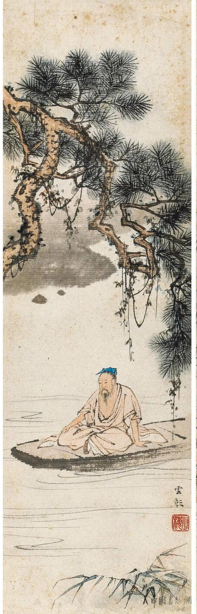 陈少梅《高士图屏风八幅》 历代国画 第5张