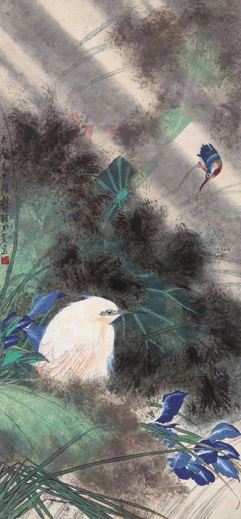 中国杰出的花鸟画家张其翼花鸟画作品赏析 名人名家 第21张