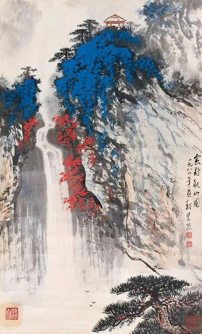 魏紫熙笔下大气磅礴的山水画 名人名家 第16张