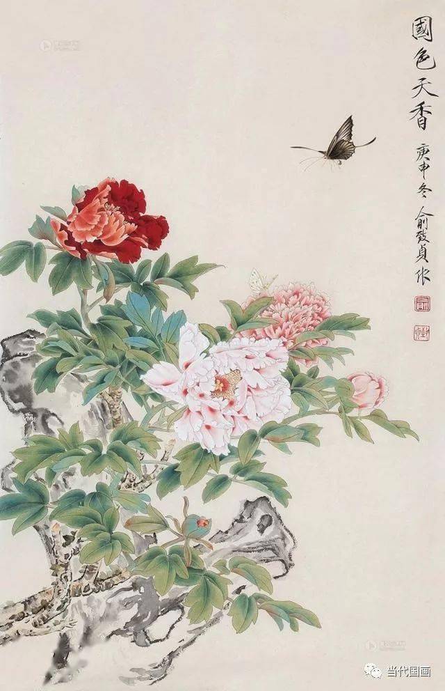 当代工笔花鸟画“女状元”—— 俞致贞 名人名家 第42张
