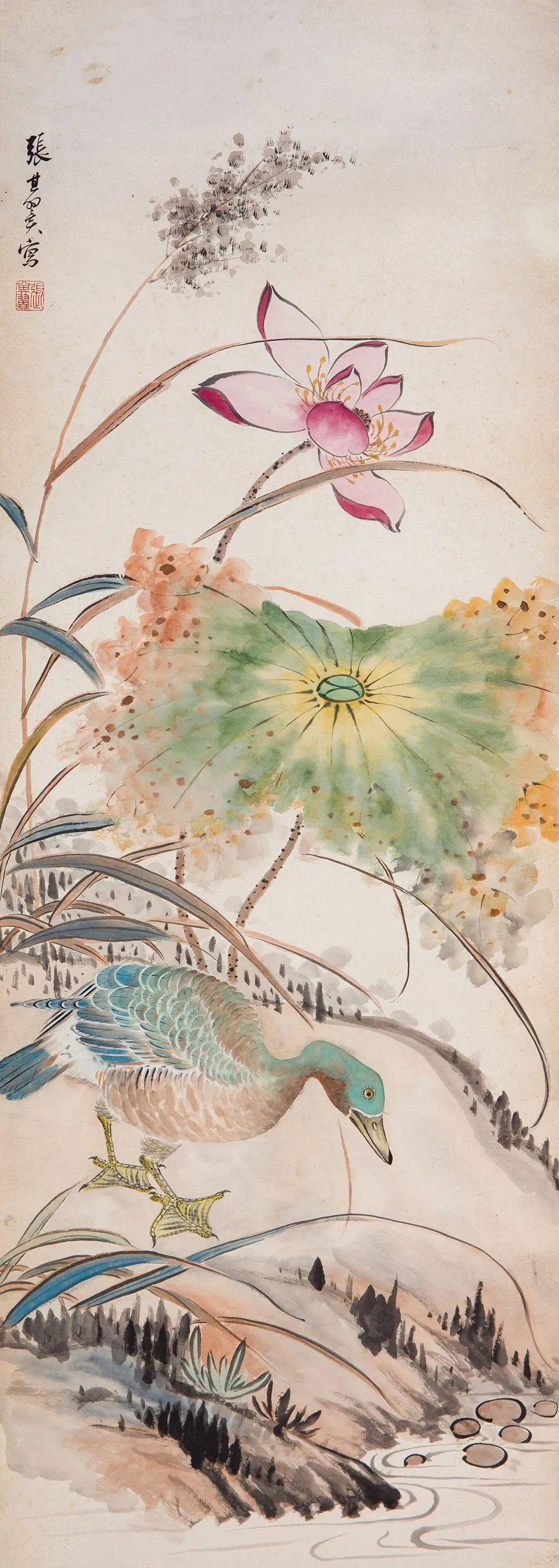 中国杰出的花鸟画家张其翼花鸟画作品赏析 名人名家 第18张