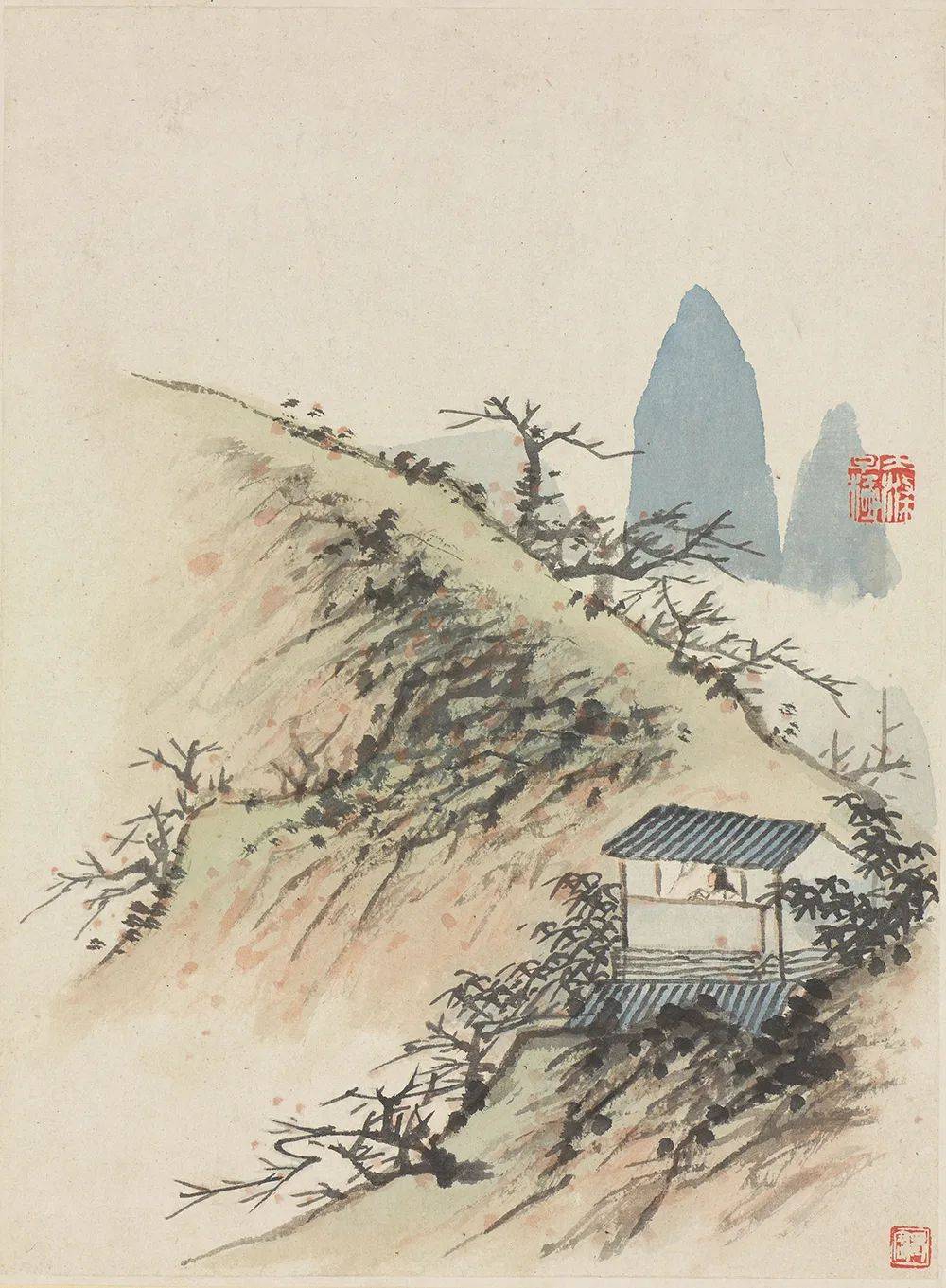 石涛《写枝山诗意册》 历代国画 第7张