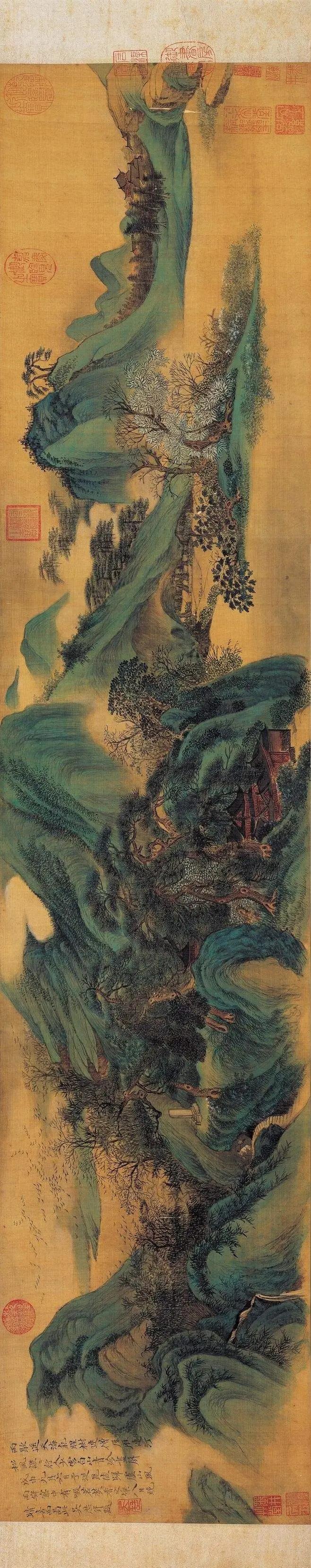 吴历《云白山青图卷》 历代国画 第1张