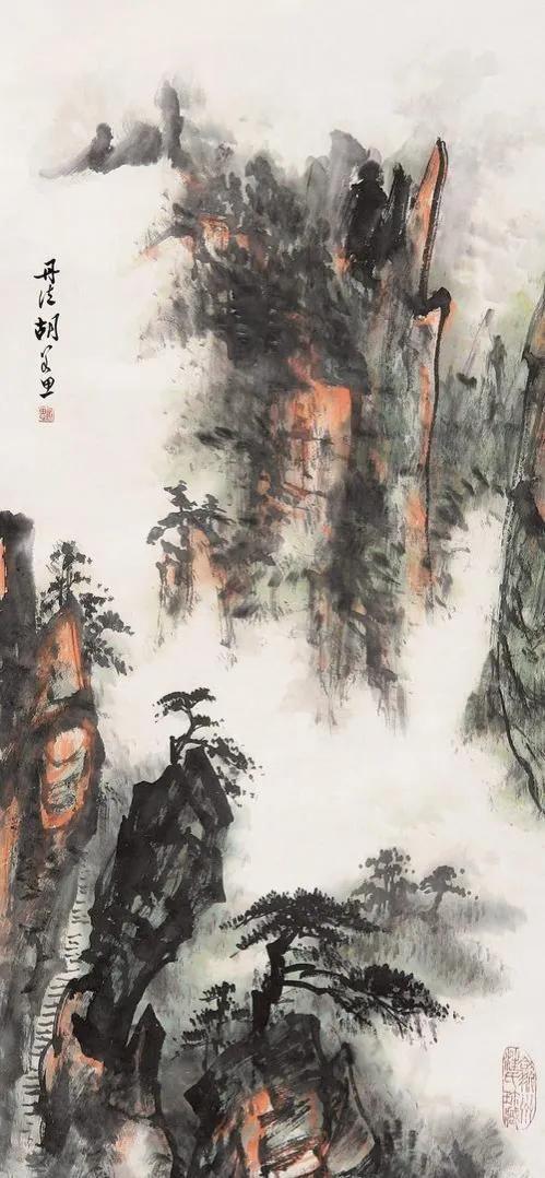 当代山水画大家胡若思山水画欣赏 名人名家 第35张
