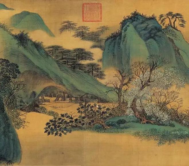 吴历《云白山青图卷》 历代国画 第3张