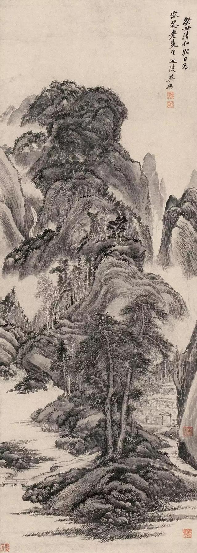 清六家吴历笔下山水画 名人名家 第20张