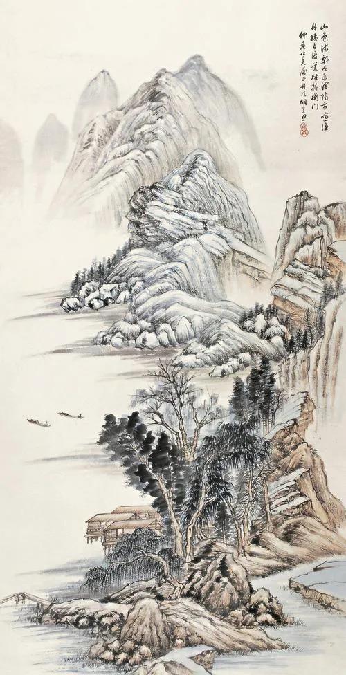 当代山水画大家胡若思山水画欣赏 名人名家 第2张