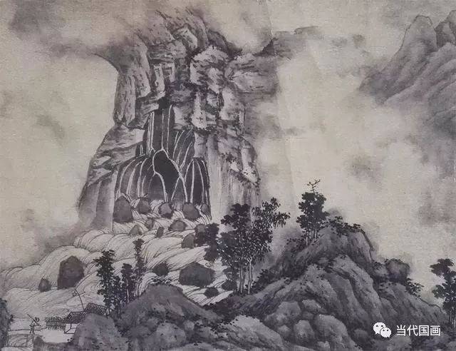 沈周《烟江叠嶂》 历代国画 第5张