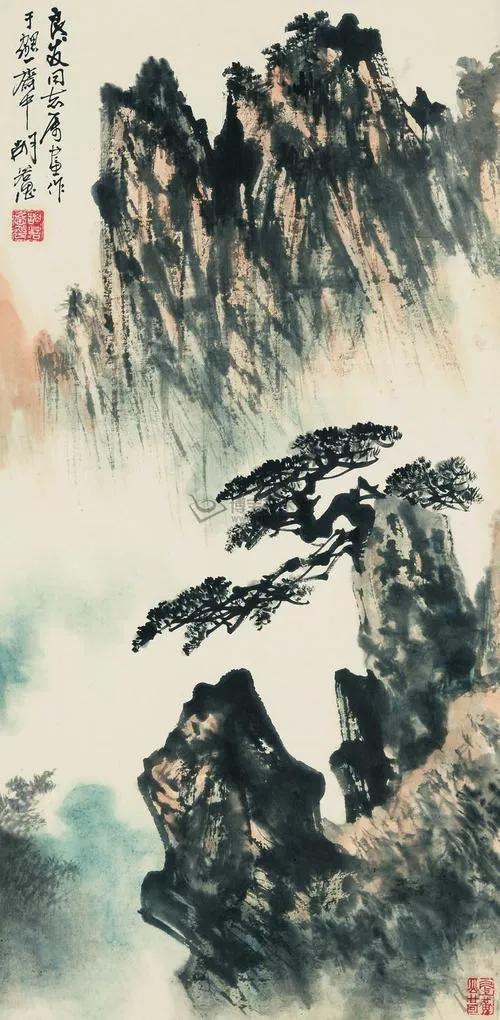 当代山水画大家胡若思山水画欣赏 名人名家 第1张