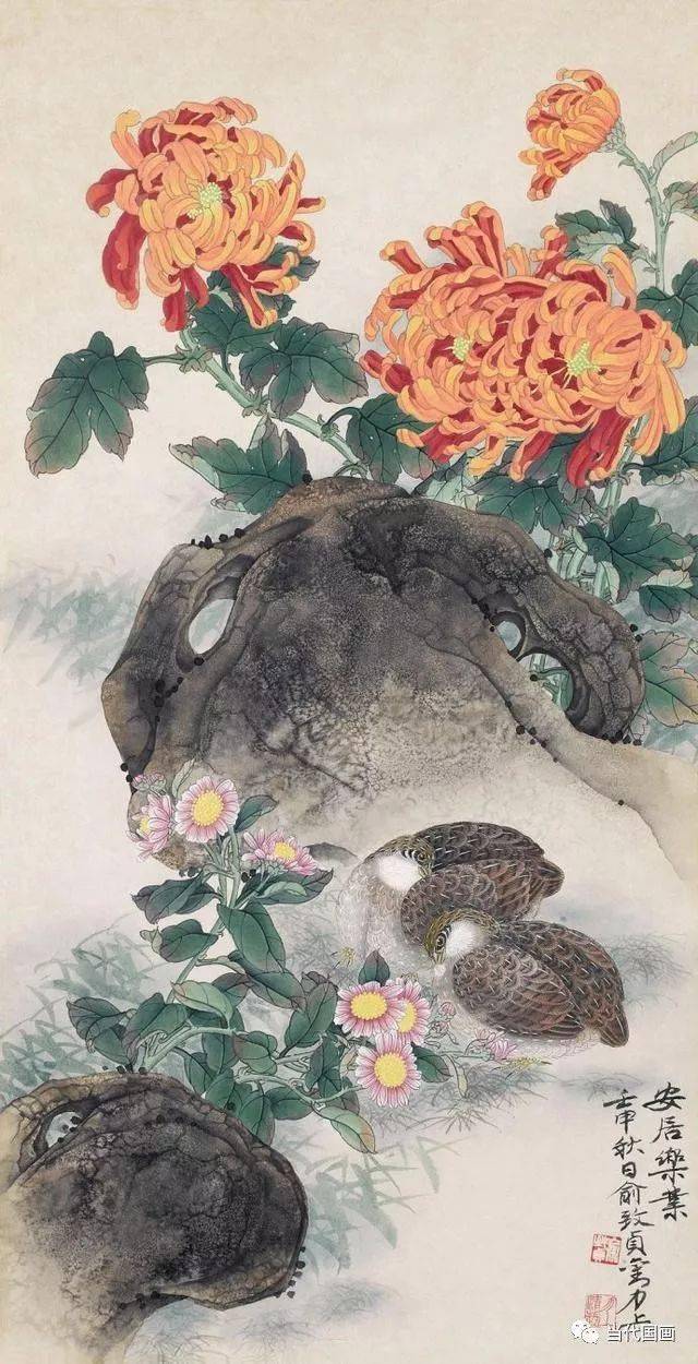 当代工笔花鸟画“女状元”—— 俞致贞 名人名家 第15张