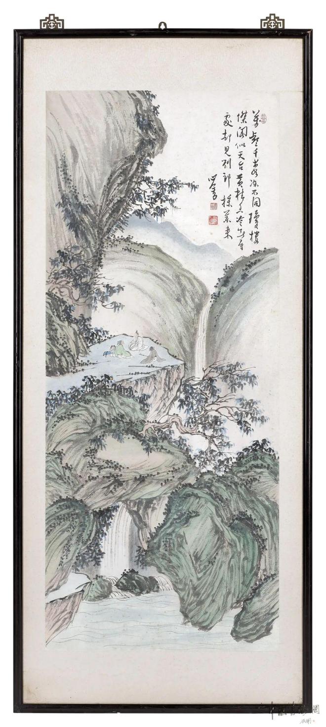 溥儒《萬壑千巖》 历代国画 第1张
