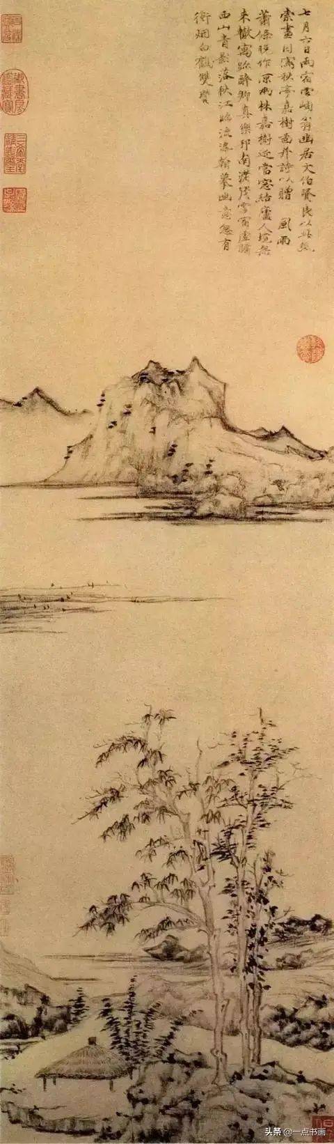 倪瓒山水画的意境美 名人名家 第3张