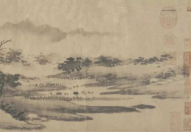 沈周《西山雨观图》 历代国画 第7张