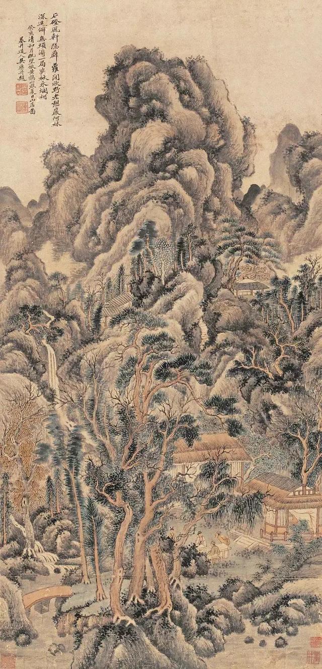 清六家吴历笔下山水画 名人名家 第7张